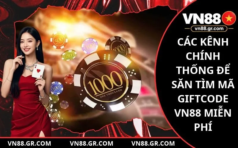 Các kênh chính thống để săn tìm mã giftcode VN88 miễn phí