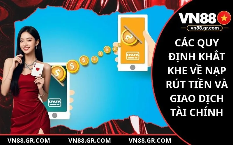 Các quy định khắt khe về nạp rút tiền và giao dịch tài chính