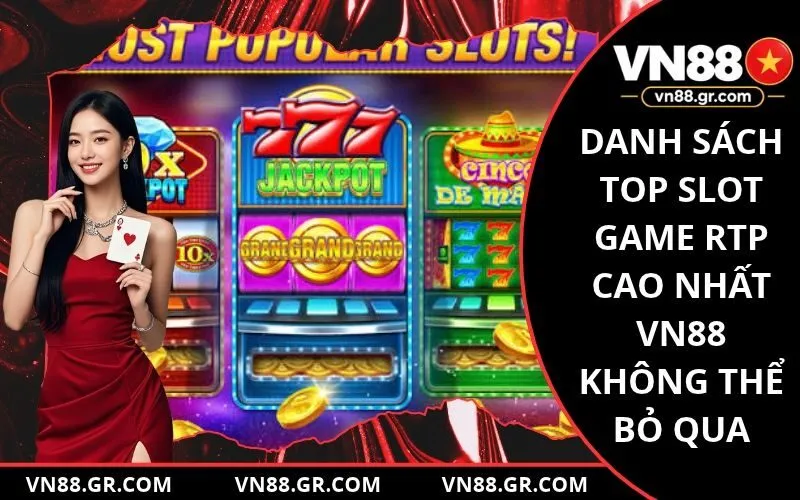 Danh sách top slot game rtp cao nhất vn88 không thể bỏ qua