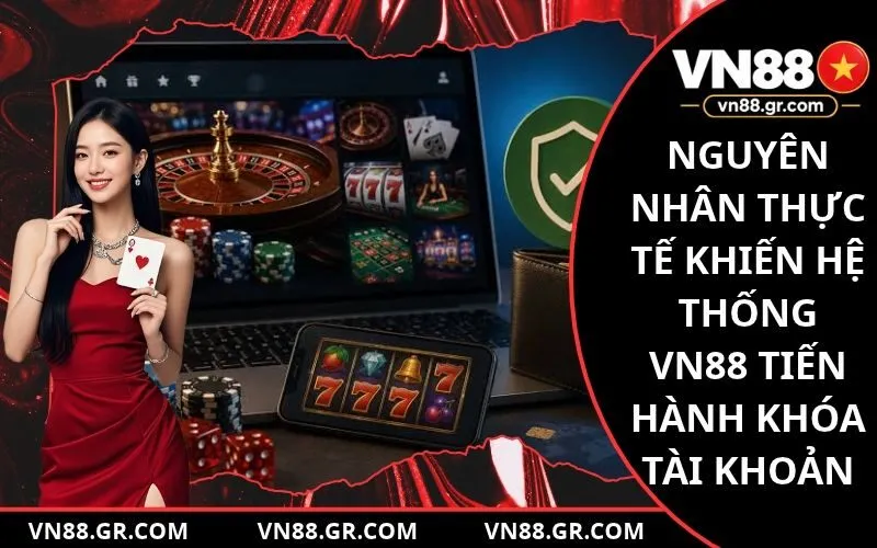 Nguyên nhân thực tế khiến hệ thống VN88 tiến hành khóa tài khoản
