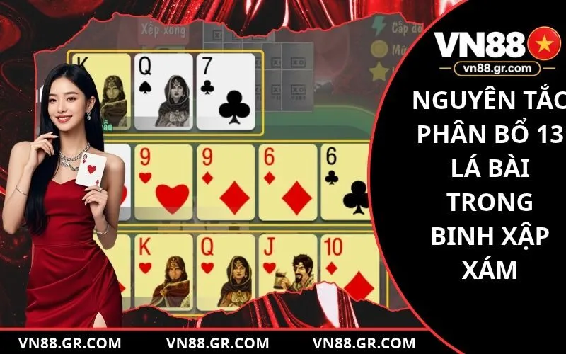 Nguyên Tắc Phân Bổ 13 Lá Bài Trong Binh Xập Xám